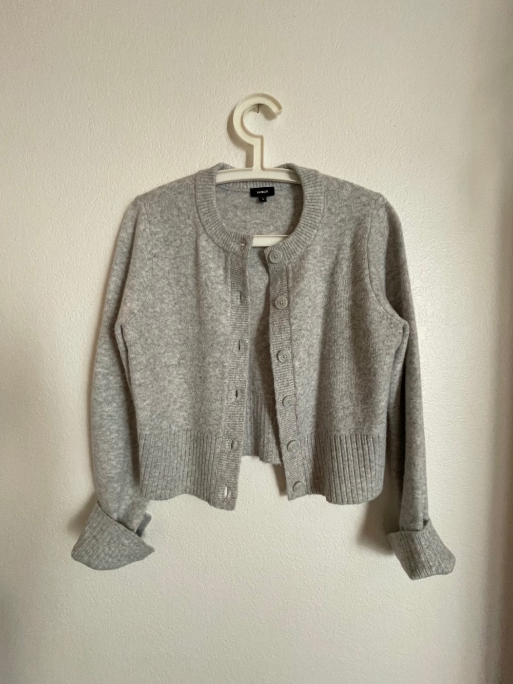 Express cropped cardigan size M